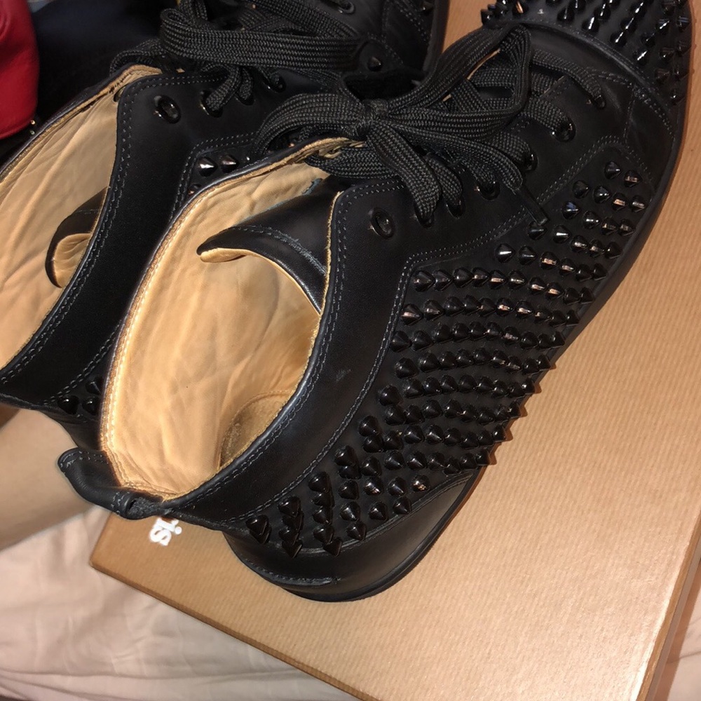 New worn once. Red bottoms